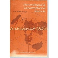 Meteorological &amp; Geoastrophysical Abstracts - Nr.: 9