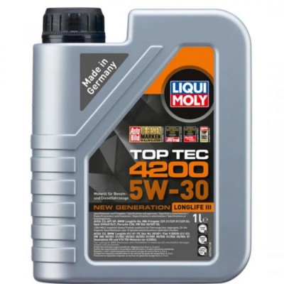 Ulei de motor sintetic Liqui Moly Top Tec 4200 5W30 1 litru foto