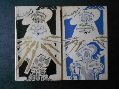 ALEXANDRE DUMAS - LES TROIS MOUSQUETAIRE 2 vol. (ed. cartonata, limba franceza) foto