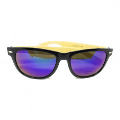 Ochelari de soare Edman Freestyle WB313, din bambus, cu protectie UV400