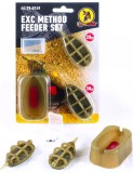 Set Momitoare Extra Carp Method Feeder Set + Mould, 50-60g, 2buc/set