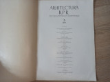 Cumpara ieftin ARHITECTURA RPR, 1956, NR 3 SI 7