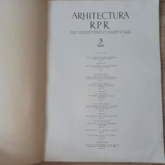 ARHITECTURA RPR, 1956, NR 3 SI 7