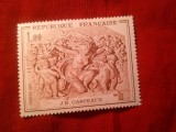 Serie 1 valoare Franta 1970 - Bazorelief Carpeaux