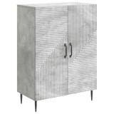 vidaXL Bufet Gri Beton 66 x 34,5 x 89,5 cm Lemn prelucrat 894818