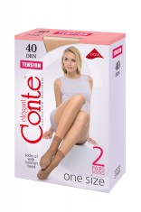 Șosete Scurte 1/2 Damă Lycra, Tension 40 Den - Natural, 36-39 (23-25)