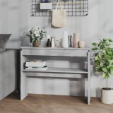 vidaXL Măsuță consolă, gri sonoma, 102x30x80 cm, lemn prelucrat