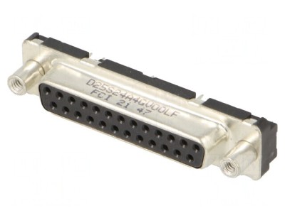 D-Sub 25-Pin Soclu Mamă pentru Panou foto