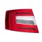 Stop spate lampa Skoda Octavia 3, 03.2017-, Liftback, partea Stanga, Standard LED; H21W+tip bec LED+P21W+PY21W; fara soclu bec; Omologare: ECE, Hella