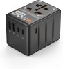 Adaptor Universal Calatorie Tessan TS-WTA02, 35W, 2xUSB, 2xUSB-C, Incarcare Rapida, Priza Internationala UK/US/EU/AU