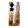 Husa compatibila cu Huawei Nova 8i model Forest fall road, Silicon, TPU, Viceversa, Transparent, Carcasa