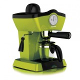 Espressor manual Charm Heinner, 800 W, 0.25 l, 3.5 bar, termometru frontal, cana inclusa, carcasa plastic, Verde