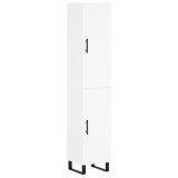 Cumpara ieftin Dulap inalt, alb, 34,5x34x180 cm, lemn prelucrat