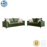 Cumpara ieftin Set 2 canapele cu 2 locuri Verona x2 Pako World Verde inchis 225x93x100 cm