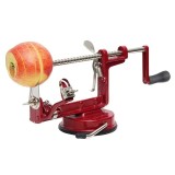 Aparat curatat feliat mere Core Slice Peel Rosu 3 in 1