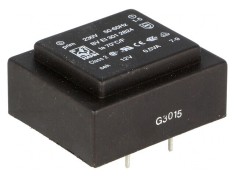 Transformator &icirc;ncapsulat 0,5VA 230V 12V PCB