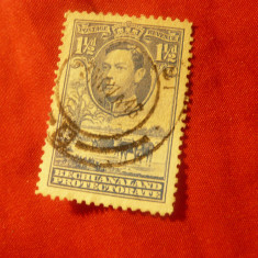 Timbru Bechuanaland 1938 Rege George VI ,motive locale ,val. 1 1/2p stampilat