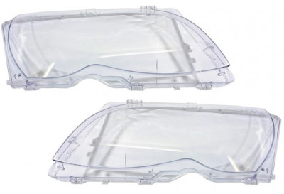 Set 2 Buc Sticla Far Dreapta + Stanga Am Bmw Seria 3 E46 2001-2005 Facelift HB011 foto