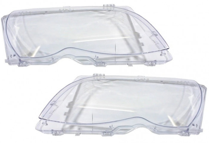 Set 2 Buc Sticla Far Dreapta + Stanga Am Bmw Seria 3 E46 2001-2005 Facelift HB011