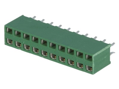 Conector soclu 20 pini 2x10 THT foto