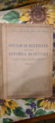 P3 Studii Si Referate Privind Istoria Romaniei, Partea 2 1953 foto