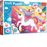 Puzzle Trefl 100 Frumosul Unicorn