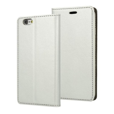 Husa SAMSUNG Galaxy J5 2017 - Leather Magnet TSS, Argintiu foto