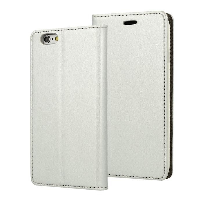 Husa SAMSUNG Galaxy J5 2017 - Leather Magnet TSS, Argintiu