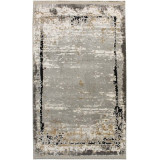 COVOR MONACO 33141A, negru silver, 120 x 180 cm, Dreptunghi, Poliester