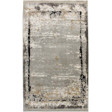 COVOR MONACO 33141A, negru silver, 100 x 200 cm, Dreptunghi, Poliester