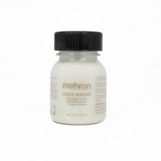 Machiaj lichid profesional pentru pleoape, ten și bodypainting, long-lasting, Liquid Makeup Mehron®, 30ml - 101 White