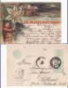 Romania-Felicitare Anul Nou 1900-litografie, RR, Circulata, Printata