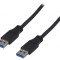 Cablu USB 3.0 A-A 2m Negru