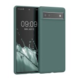 Husa Kwmobile pentru Google Pixel 6a, Silicon, Verde, 57799.171, Carcasa