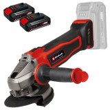 Einhell TE-AG 18/115-2 Li PXC + Twinpack CB - Polizor unghiular 115 mm + Set 2 acumulatori Li-Ion 18 V 2.5 Ah