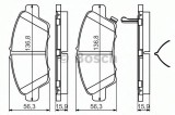 Set placute frana,frana disc HONDA INSIGHT (ZE) (2009 - 2016) BOSCH 0 986 494 562