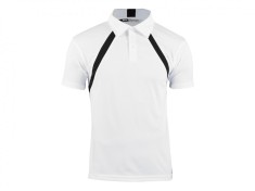 Tricou polo barbati Slazenger Lob Cool Fit Polo Men white-black 3309499 foto