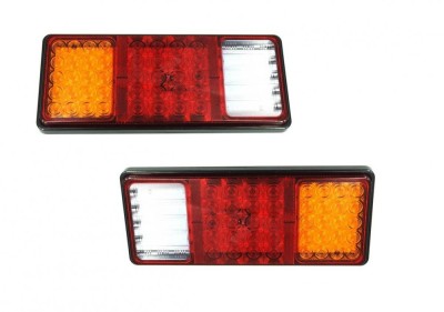 Set lampi spate LED camion , remorca ,tractor etc 12V 24V foto