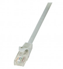 Cablu U/UTP Logilink EconLine Patchcord Cat 6 1.5 m Gri foto