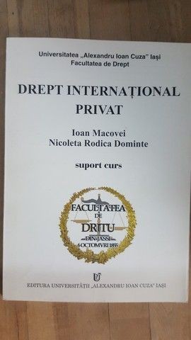 Drept international privat- Ioan Macovei, Nicoleta Rodica Dominte