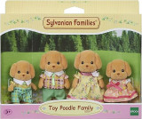 Figurine Sylvanian Families - Familia Catelusilor Poodle