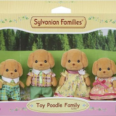 Figurine Sylvanian Families - Familia Catelusilor Poodle