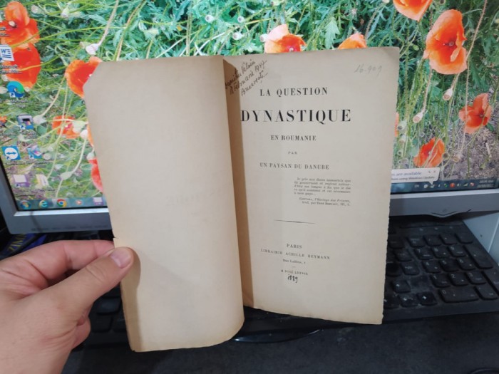 George Bengescu, La question dynastique en Roumanie, Paris 1889, 193
