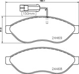 BREMBO P 23 144 PRIME LINE set placute frana,frana disc
