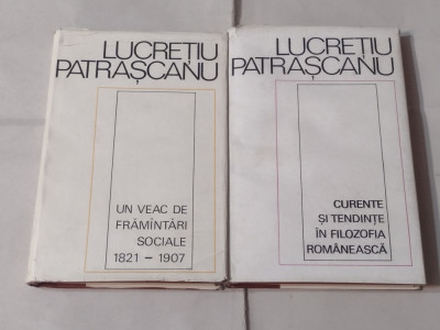 LUCRETIU PATRASCANU-UN VEAC DE FRAMANTARI SOCIALE+CURENTE SI TENDINTE IN FILOZ.. foto