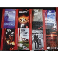 Pachet Seria Shetland ANN CLEEVES - 8 volume ( Crime Scene Press)