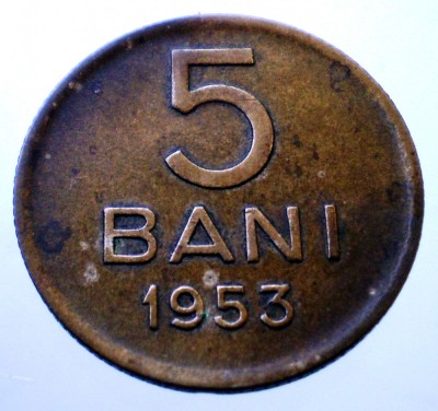 7.152 ROMANIA RPR 5 BANI 1953 foto