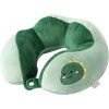 Pern&Auml; de c&Auml;l&Auml;torie pentru g&Atilde;&cent;t &Egrave;i cap, confort ergonomic, umplutur&Auml; moale din bumbac, model brodat dinozaur, 28x28x10 cm, verde