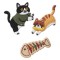 Patch / Petic Textil OEM Cat 2, Set 3 bucati, Multicolor