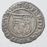 Ungaria 1 denar 1536 / Kb argint Ferdinand l, Europa